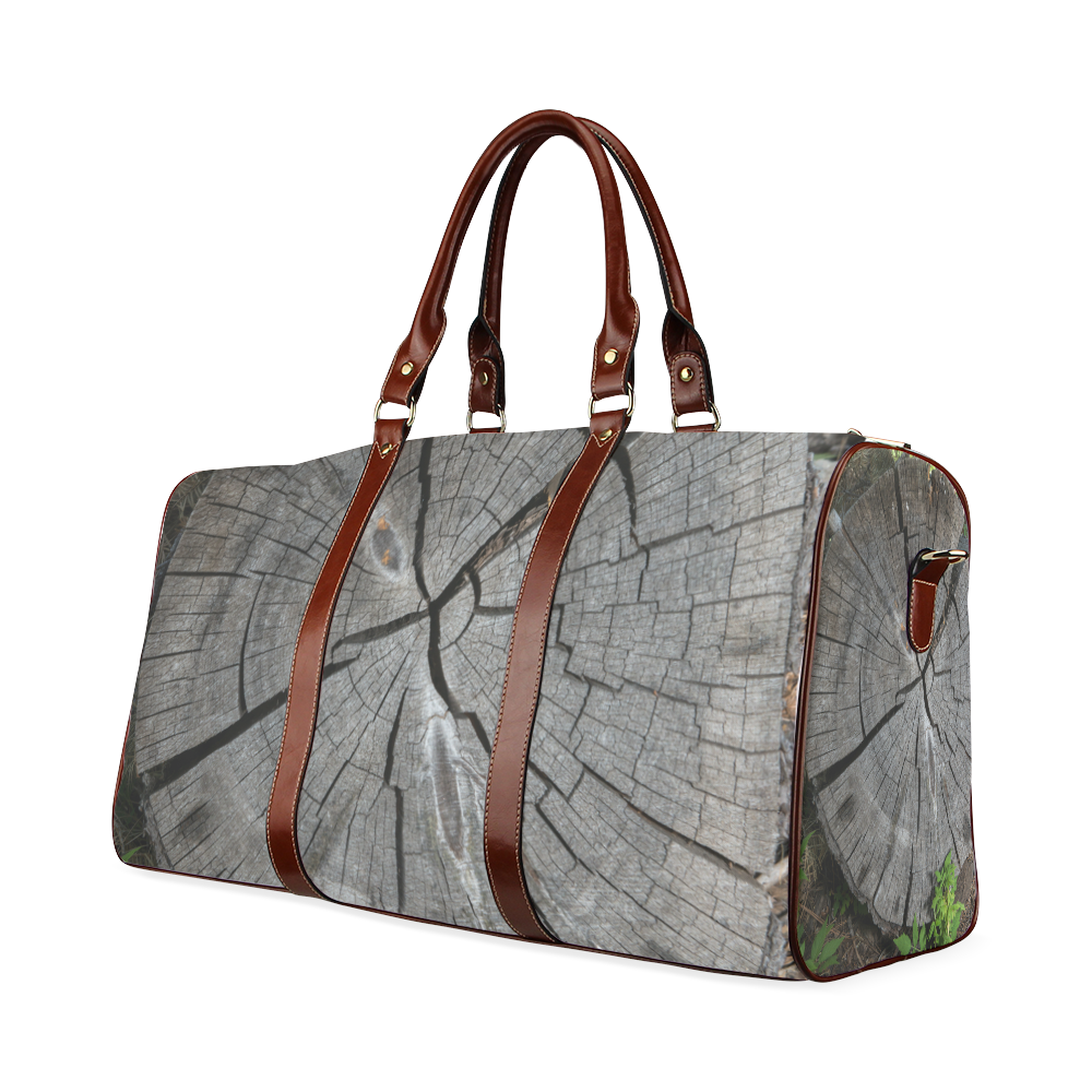 Dried Tree Stump Waterproof Travel Bag/Small (Model 1639)