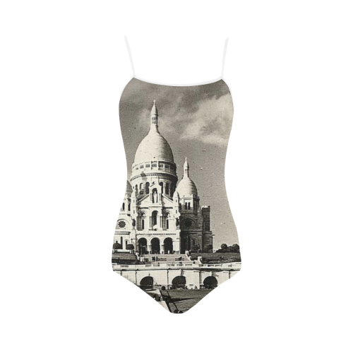 Vintage Sacre Coeur Strap Swimsuit ( Model S05)