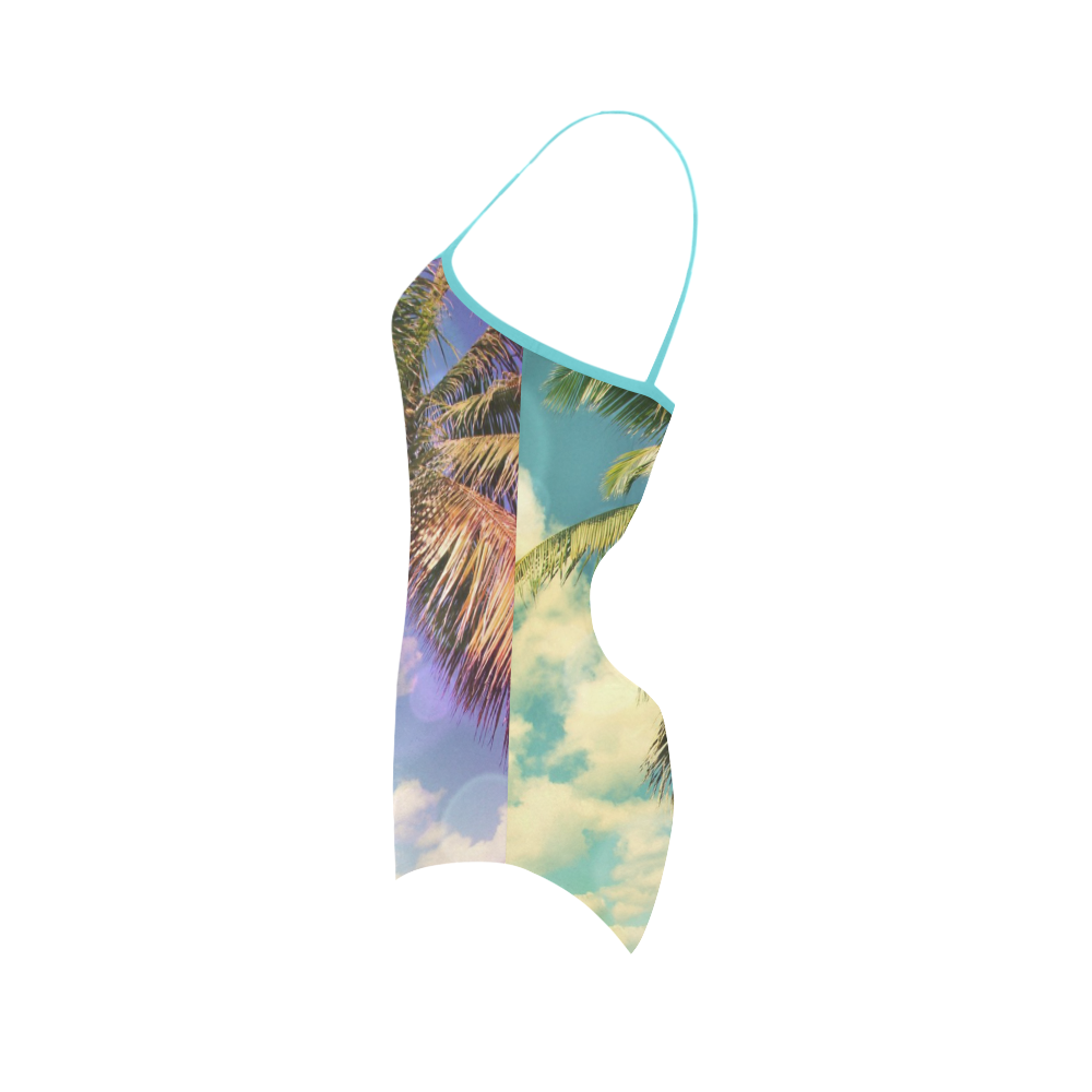 Prismatic Palm Strap Swimsuit ( Model S05)