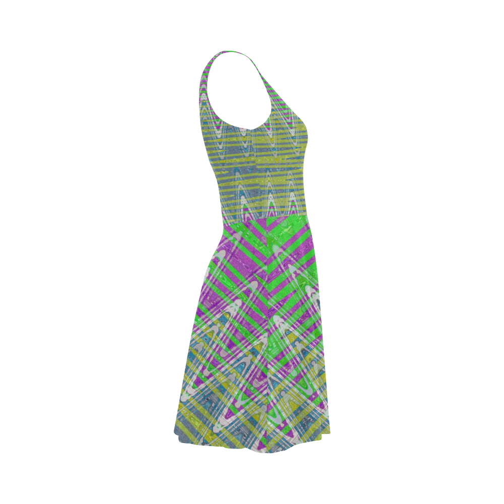 Colorful Waves Atalanta Sundress (Model D04)