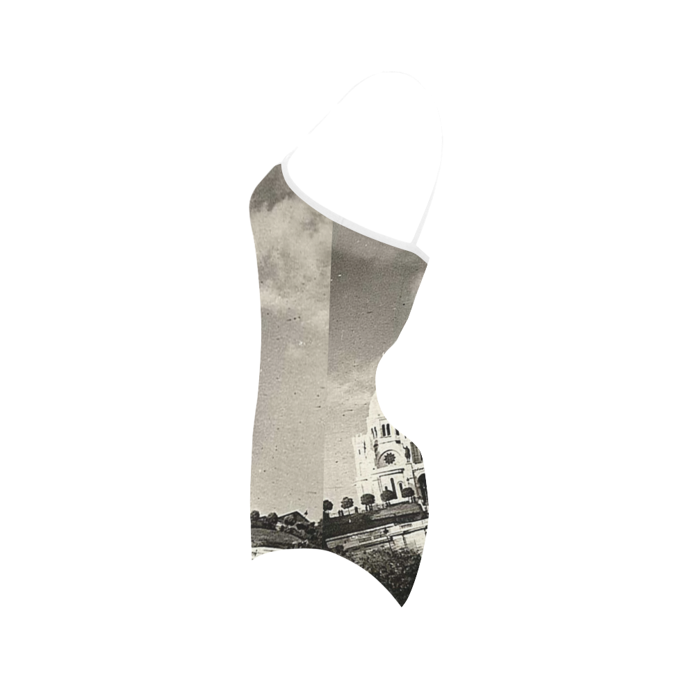 Vintage Sacre Coeur Strap Swimsuit ( Model S05)