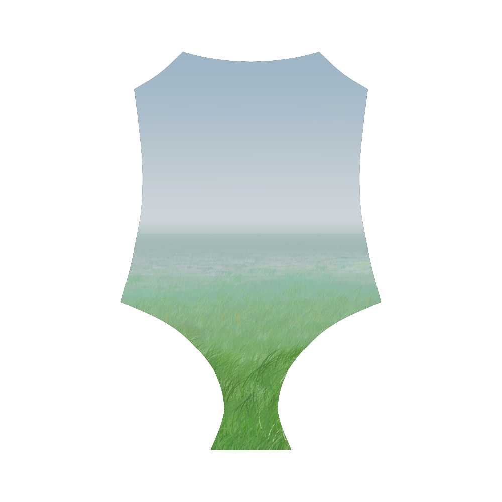 Field of Grass ii VAS2 Strap Swimsuit ( Model S05)