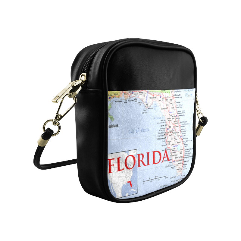 Florida modern Map Sling Bag (Model 1627)