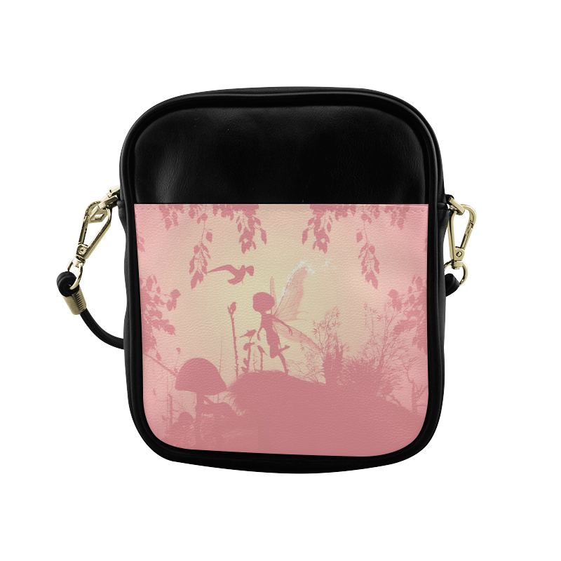 Cute fairy in soft colors Sling Bag (Model 1627)