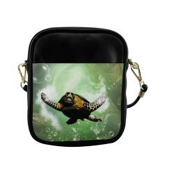 Cute turtle Sling Bag (Model 1627)