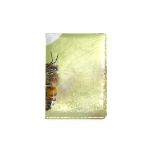 Macro of Bee in Flight Custom NoteBook A5