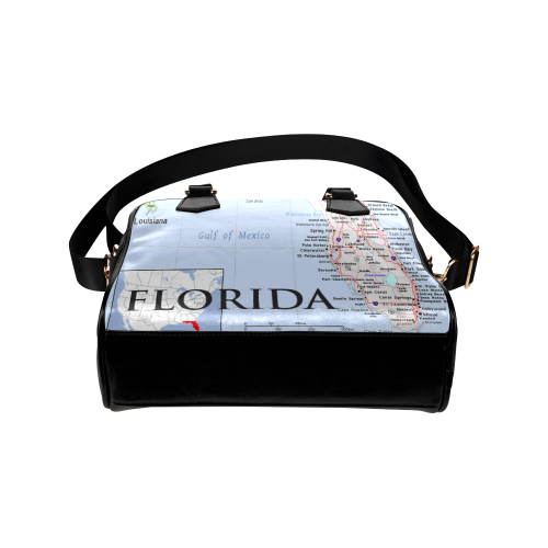 Florida modern Map Shoulder Handbag (Model 1634)