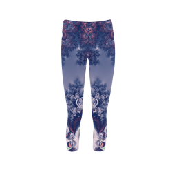 Petrified Wood Parquetry Fractal Abstract Capri Legging (Model L02)