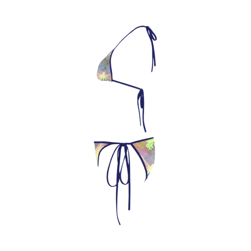 Dragonflies and Orchids Custom Bikini Swimsuit