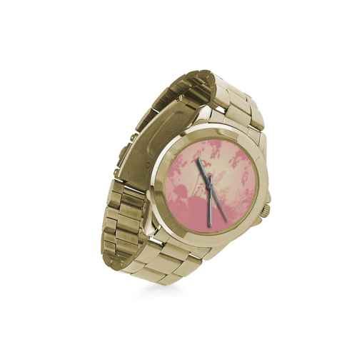 Cute fairy in soft colors Custom Gilt Watch(Model 101)