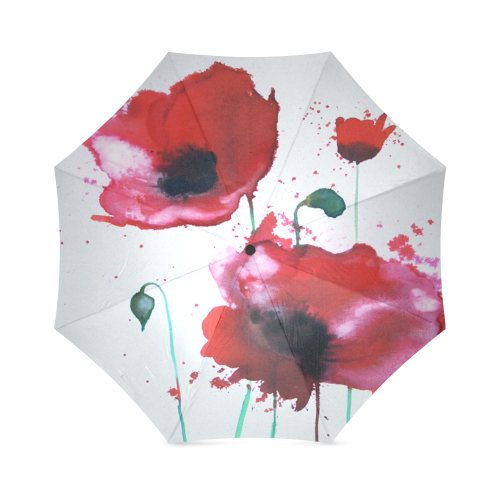 Poppies Foldable Umbrella (Model U01)