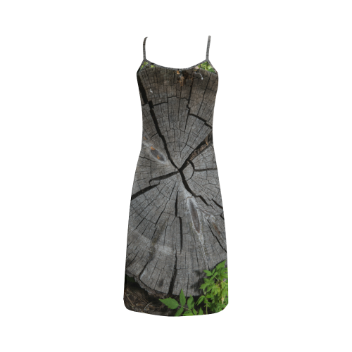 Dried Tree Stump Alcestis Slip Dress (Model D05)