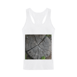 Dried Tree Stump Plus-size Men's I-shaped Tank Top (Model T32)