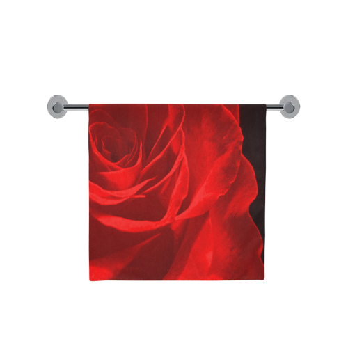A Rose Red Bath Towel 30"x56"