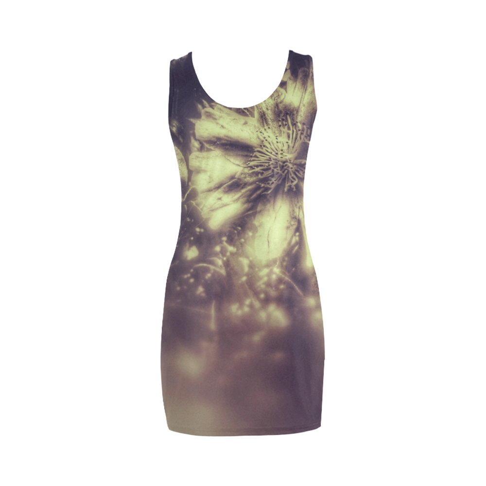Flower Grey Medea Vest Dress (Model D06)