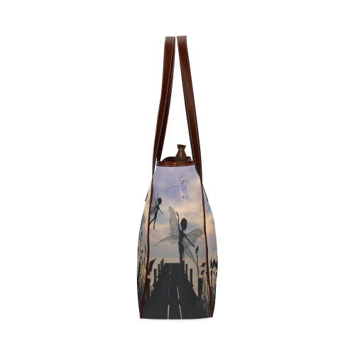 Cute fairy dancing on a jetty Classic Tote Bag (Model 1644)