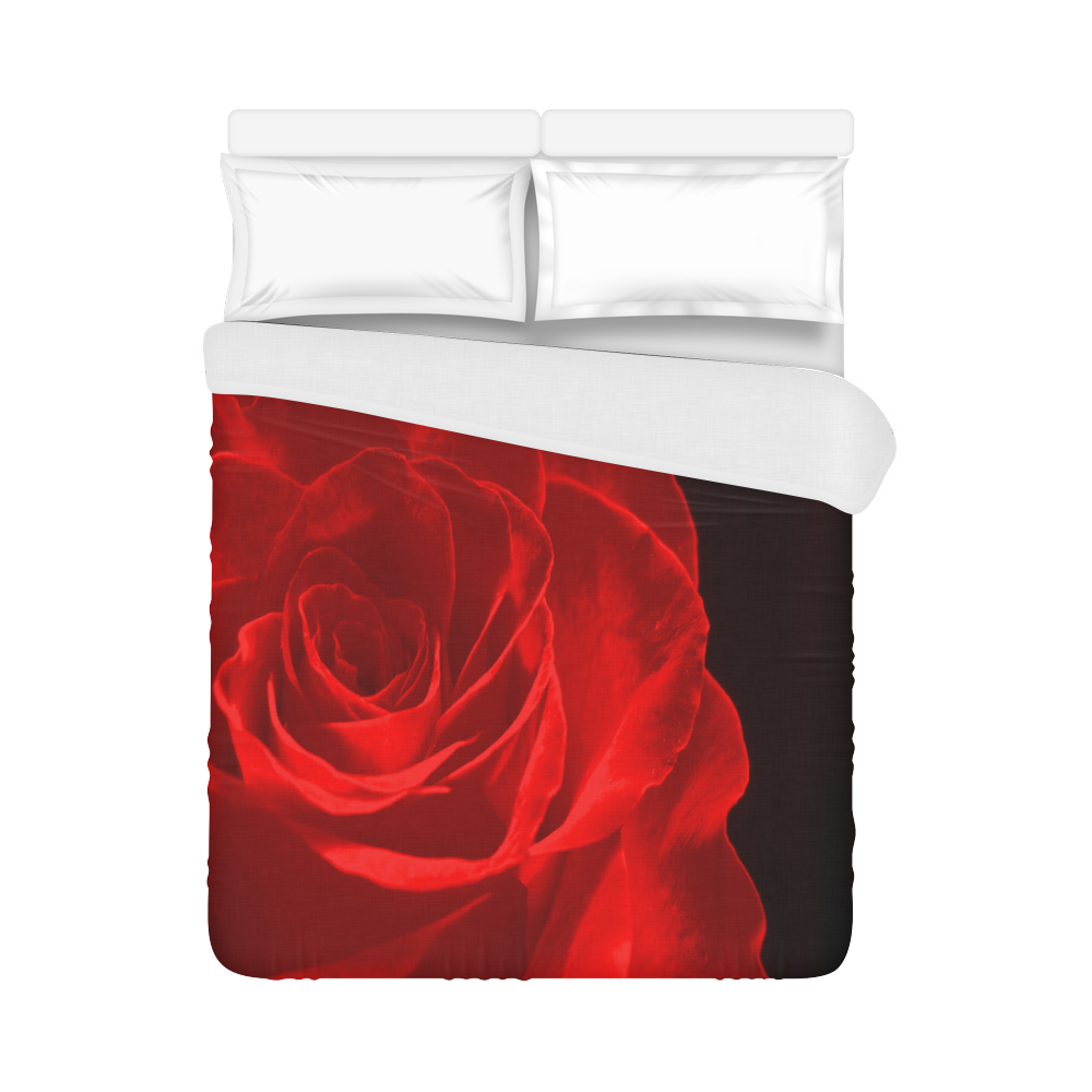 A Rose Red Duvet Cover 86"x70" ( All-over-print)
