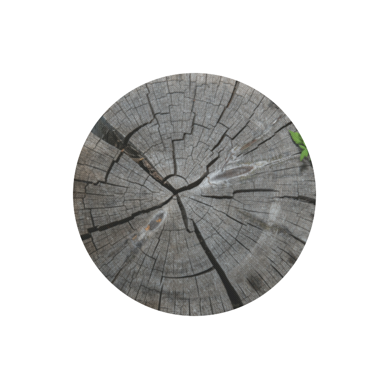 Dried Tree Stump Round Mousepad