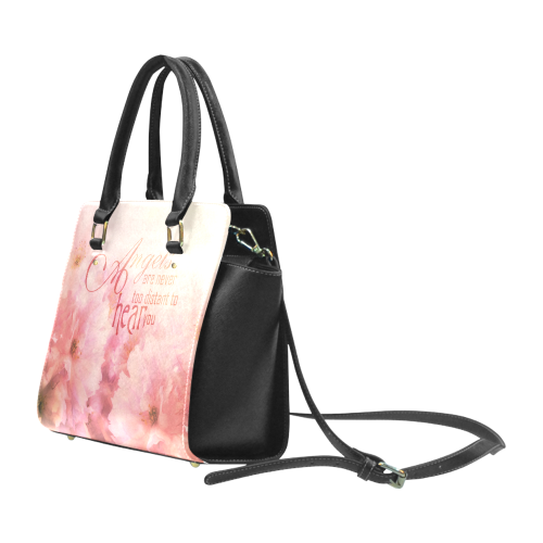 Pink Cherry Blossom for Angels Classic Shoulder Handbag (Model 1653)