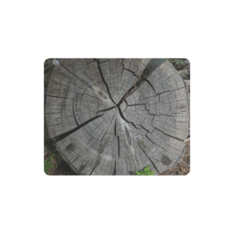 Dried Tree Stump Rectangle Mousepad