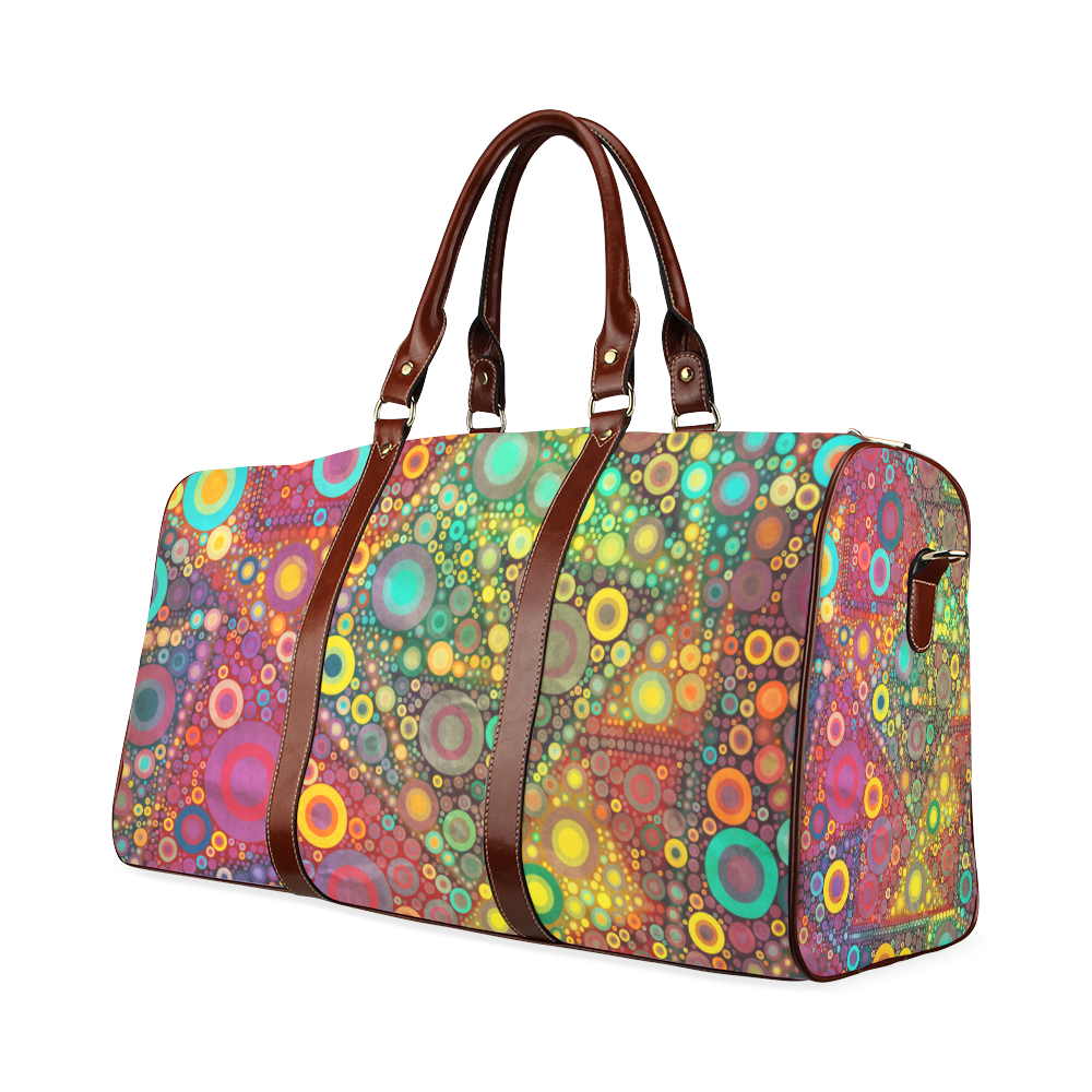 Bubble Party Waterproof Travel Bag/Large (Model 1639)