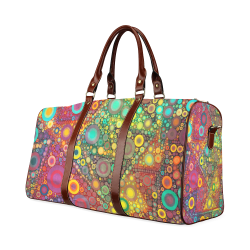 Bubble Party Waterproof Travel Bag/Large (Model 1639)