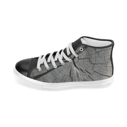 Dried Tree Stump Women's Classic High Top Canvas Shoes (Model 017)