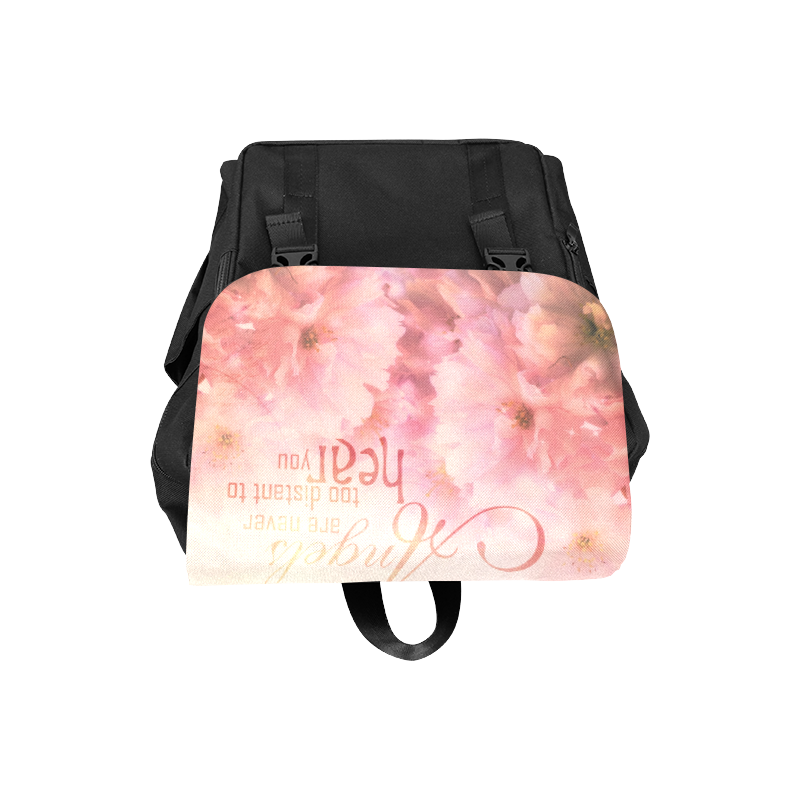 Pink Cherry Blossom for Angels Casual Shoulders Backpack (Model 1623)