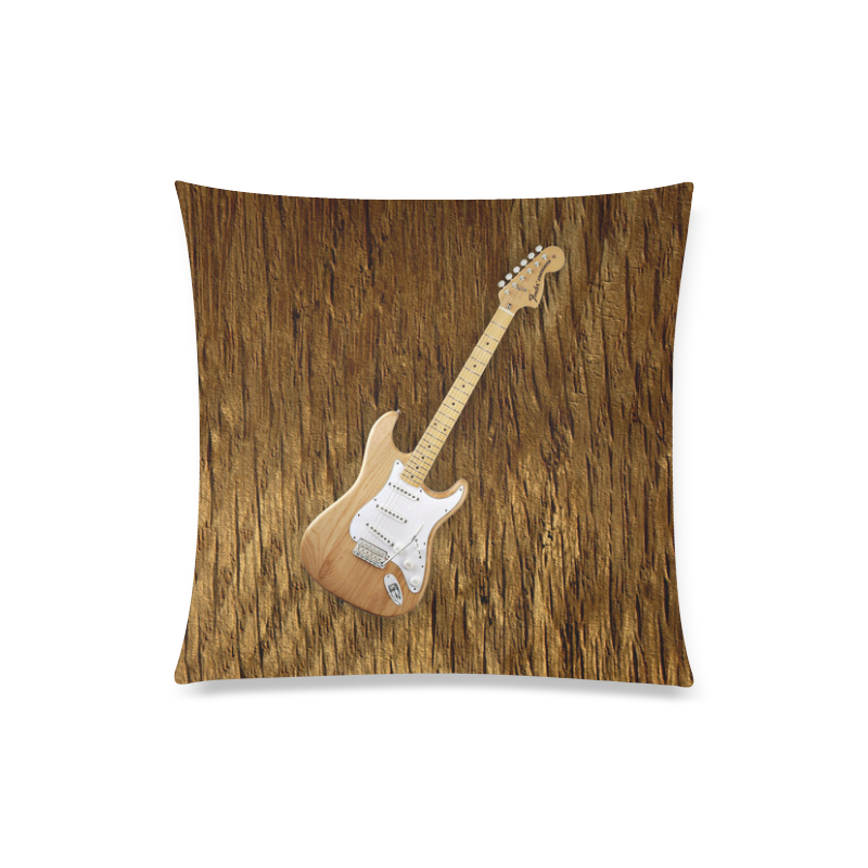 American Fender Stratocaster Custom Zippered Pillow Case 20"x20"(Twin Sides)