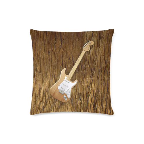 American Fender Stratocaster Custom Zippered Pillow Case 16"x16" (one side)