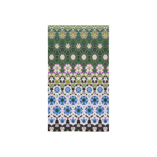 Abstract Ethnic Floral Stripe Pattern Countrystyle Custom Towel 16"x28"