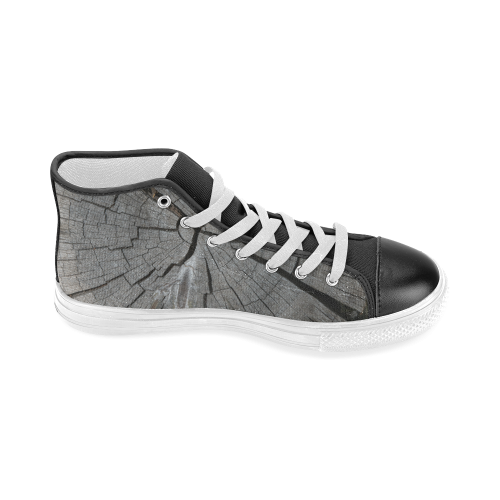 Dried Tree Stump Women's Classic High Top Canvas Shoes (Model 017)