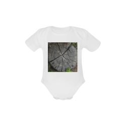Dried Tree Stump Baby Powder Organic Short Sleeve One Piece (Model T28)