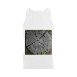 Dried Tree Stump Plus-size Men's Shoulder-Free Tank Top (Model T33)