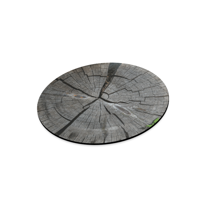 Dried Tree Stump Round Mousepad