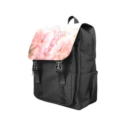 Pink Cherry Blossom for Angels Casual Shoulders Backpack (Model 1623)