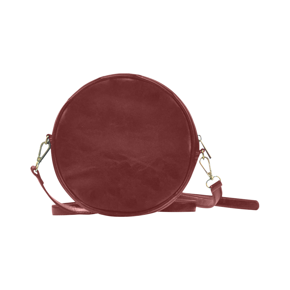Cat and Water Round Sling Bag (Model 1647)