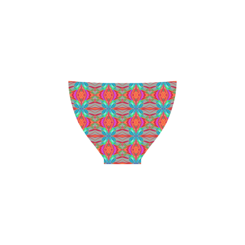 Abstract Colorful Ornament CA Custom Bikini Swimsuit