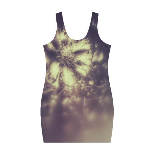 Flower Grey Medea Vest Dress (Model D06)