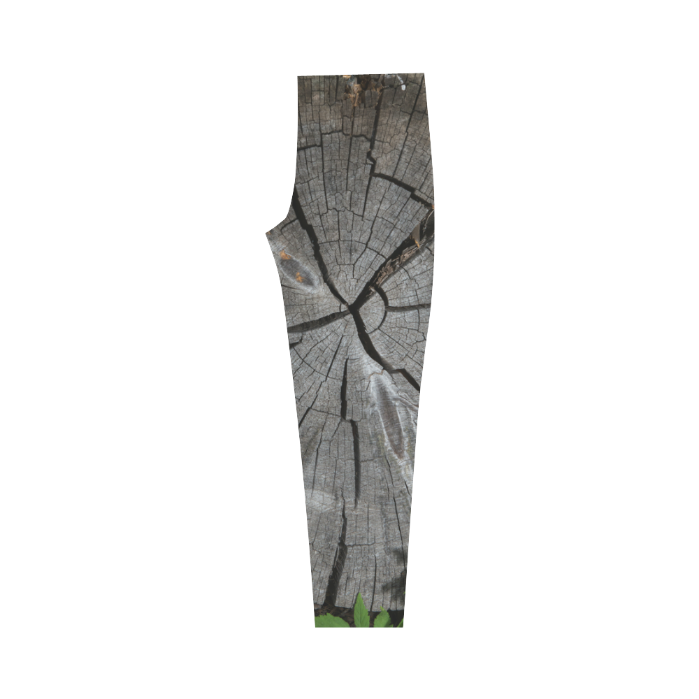 Dried Tree Stump Capri Legging (Model L02)