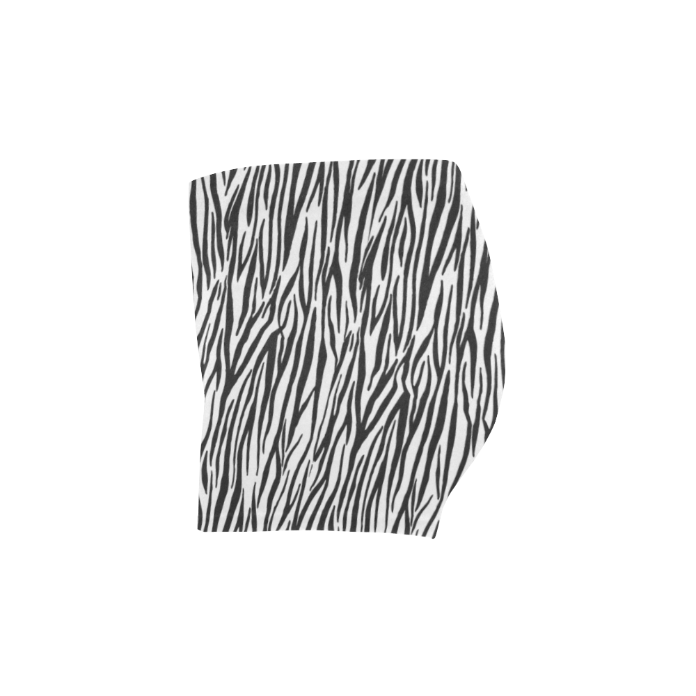 Zebra Stripes Briseis Skinny Shorts (Model L04)