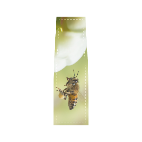 Macro of Bee in Flight Saddle Bag/Small (Model 1649) Full Customization