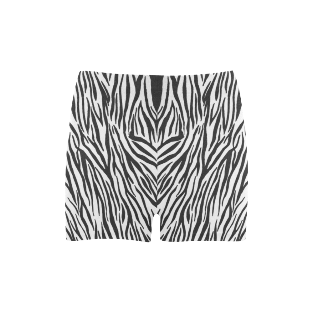 Zebra Stripes Briseis Skinny Shorts (Model L04)