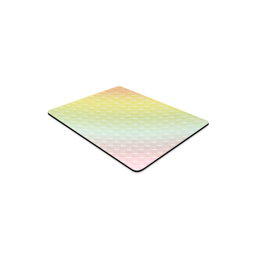 Soft Rainbow Square Rectangle Mousepad