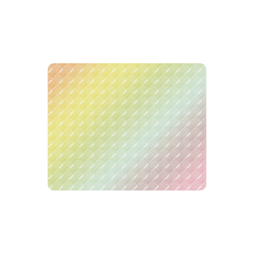Soft Rainbow Square Rectangle Mousepad