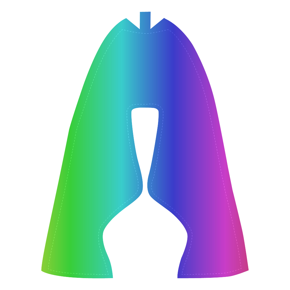 Crayon Box Ombre Rainbow Men’s Running Shoes (Model 020)