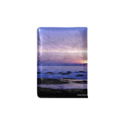Blue and Purple Sunset Custom NoteBook A5
