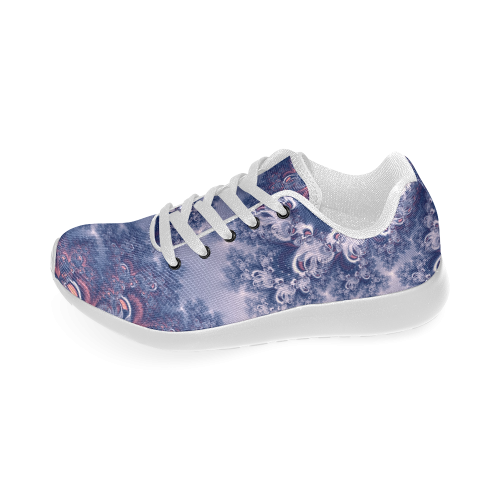 Purple Frost Fractal Women’s Running Shoes (Model 020)