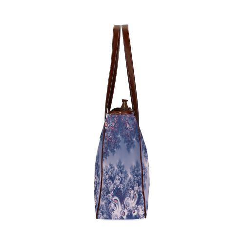 Purple Frost Fractal Classic Tote Bag (Model 1644)