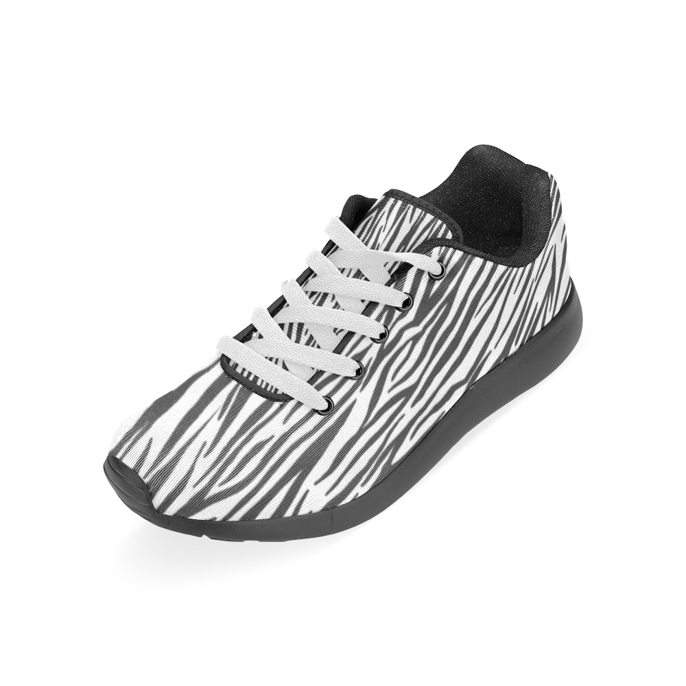 Zebra Stripes Women’s Running Shoes (Model 020)